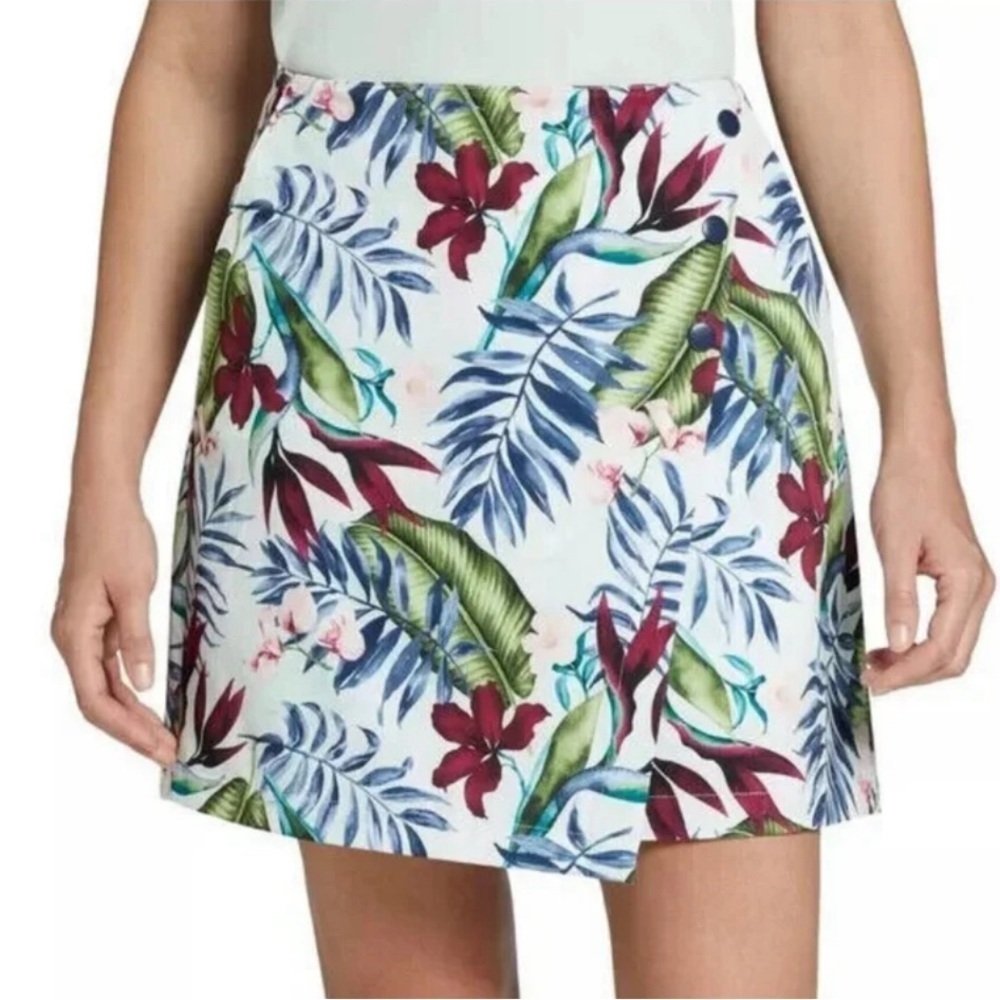 Lady Hagen golf tennis skort floral and green size 4 small